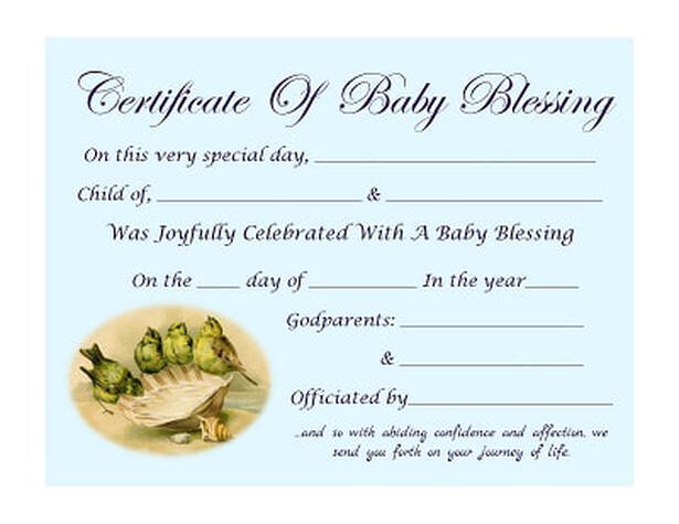 Free Baby Blessing Ceremonies